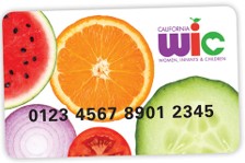 An image of a WIC card.