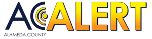 A C Alert logo in black and yellow.