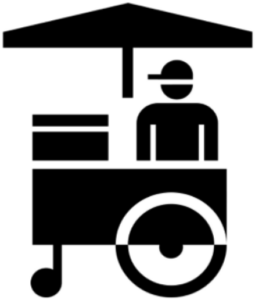 Compact Mobile Food Operations - icon of mobile food cart